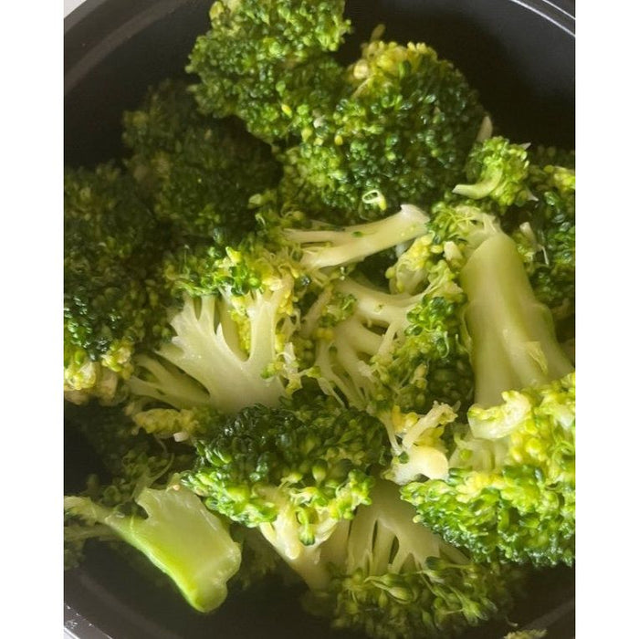 PLAIN STEAMED BROCCOLI SIDE (2 PORTIONS)