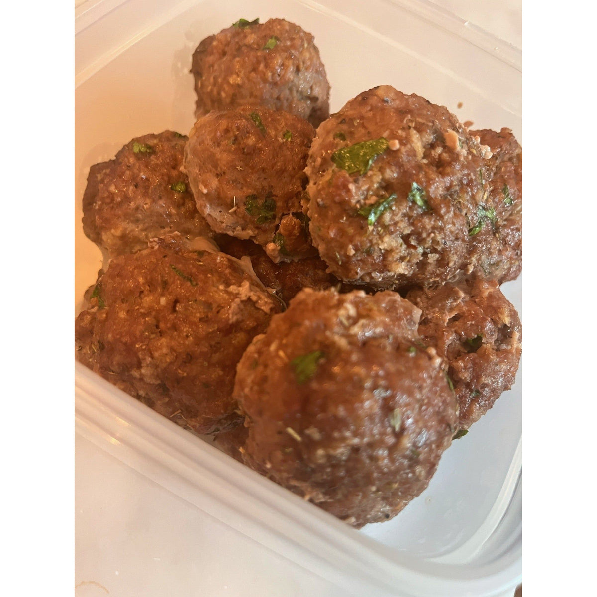 BEEF MEATBALLS SIDE (12 1OZ MEATBALLS)